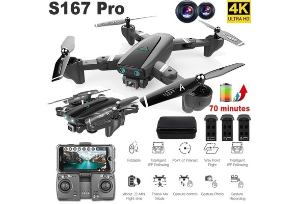 Foldable Drone S167 Drone 5G GPS FOLDING DRONE WITH 1080P WIFI FPV