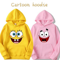 hoodiesformen, hoodies for women, cartoonprintedhoodie, Winter