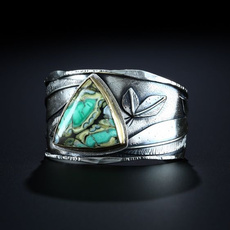 Sterling, Turquoise, 925 sterling silver, wedding ring