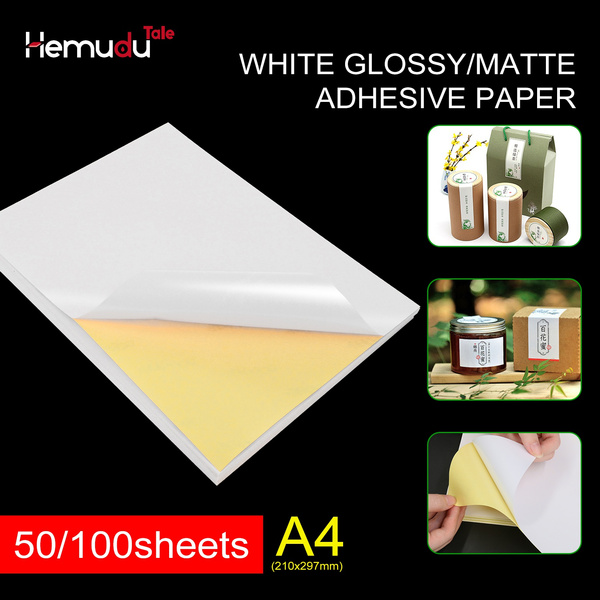 A4 white glossy/matte Label Sticker SelfAdhesive Labels for Laser and