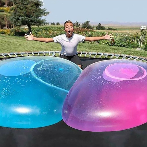 120CM Transparent Super Soft Wubble Bubble Ball Stretch Sports kids Play Toys 