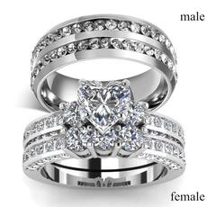 Steel, Heart, Jewelry, Engagement
