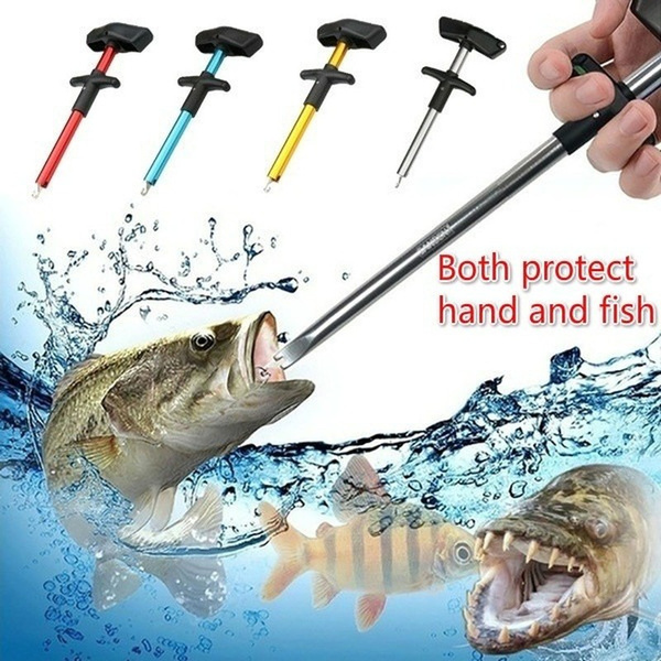 New High Quality Fishing Tool Type-T Easy Fish Hook Remover Squeeze-Out Fish  Hook Separator Tools Portable Easy Reach Aluminum Stainless Steel Fishing  Hooks Extractor Fast Decoupling No Injury Fishing Tackle