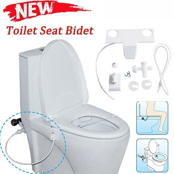 Bathroom Fresh Water Spray NonElectric Mechanical Bidet Toilet Seat