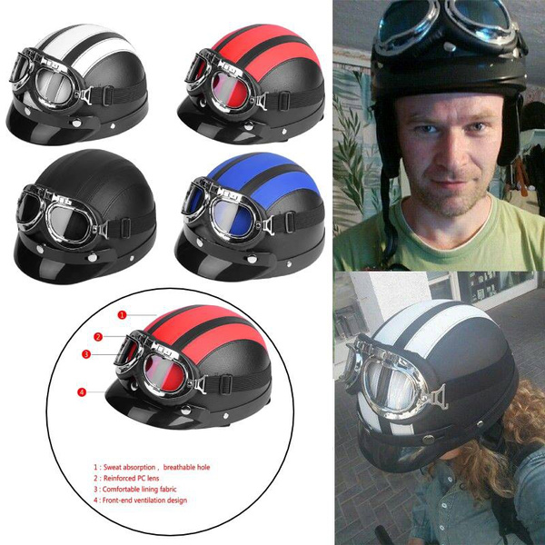 Vintage style best sale scooter helmet