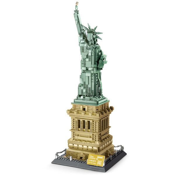 The Statue of Liberty 1577 Pieces Bricks World Landmark Toys Building ...