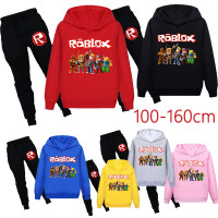 Autumn Winter Spring Roblox Kids Clothes Sets Cotton Fashion Boys And Girls Pullover Suit Hoodie And Pants Wish - children roblox game spring clothing sets boys clothes set