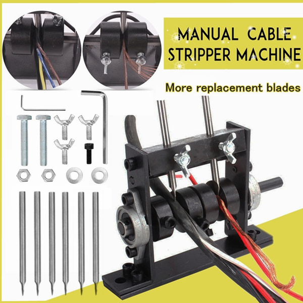 Details about   Manual Wire Stripping Machine Scrap Cable Peeling Machines Stripper for 1-30mm 