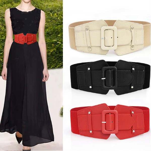 ladies elastic belts