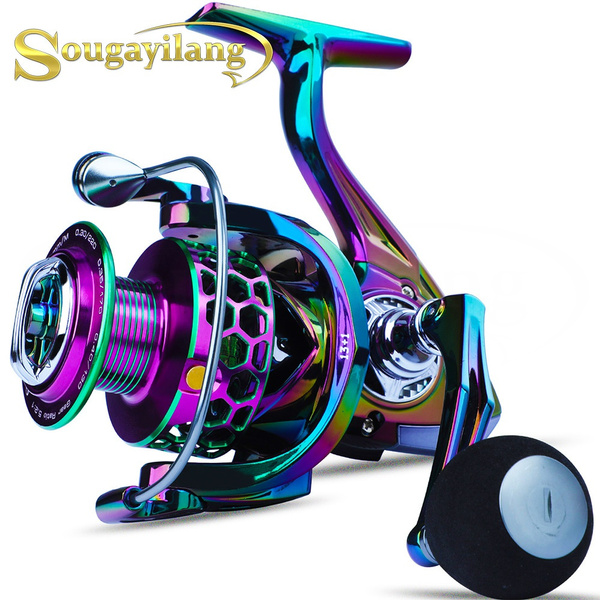 VORCOOL Spinning Fishing Reel Spinning Fishing Aluminum 12+1 BB Light and Ultra Smooth Powerful Reel 5.2:1 Gear Ratio for Saltwater or Freshwater 