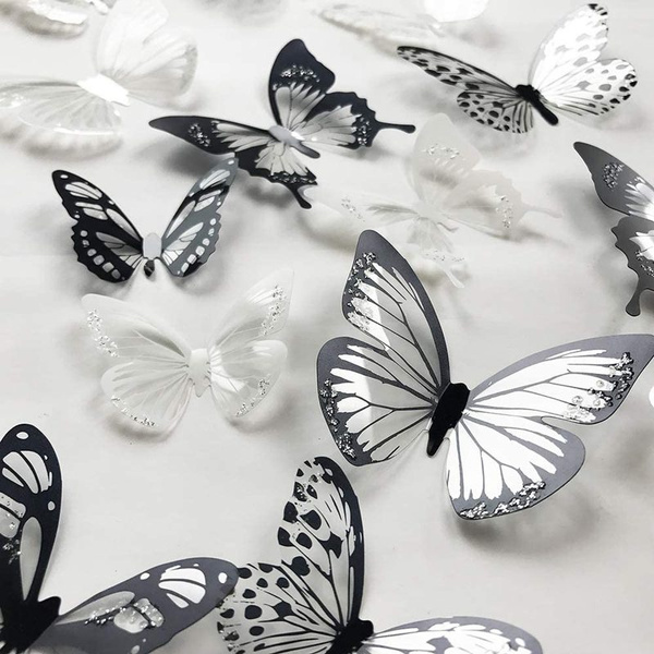 Creative Home Decoration 18x 3D Butterfly Sticker Art Wall Decal Kids Room Decor 