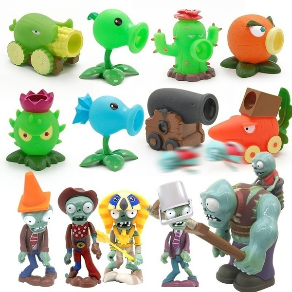 28 Style Plants Vs Zombie Toys Full Set Gift for Boys Big Ejection ...