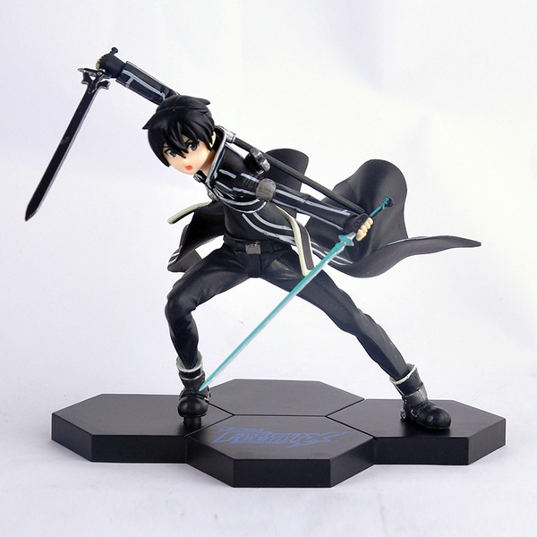 Anime 174 Sword Art Online Kirigaya Kazuto Kirito Figure Model Toy New 