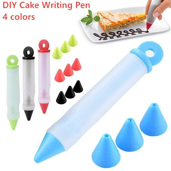 Buy 8 Pieces Silicone Food Writing Pen, Squeeze Cream , Chocolate  Decorating Pen, Cake Desserts Decorating Pen, DIY Baking Icing Piping  Nozzle Tools, Decorative Baking Tools for Cake, Cookie Online at  desertcartINDIA