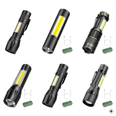 Flashlight, Outdoor, Cycling, usbrechargeable