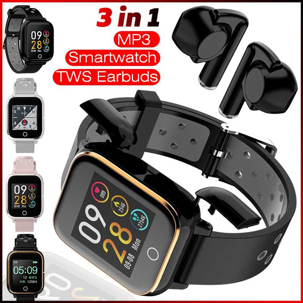D8 Smart Watch 2 In 1 TWS Wireless Earphones Stereo Music Control Earbuds  2.01inch Men Women Health Monitoring Smartwatch - AliExpress