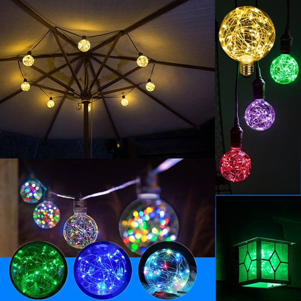 Fairy String Light Bulb Fairy Lights, LED Globe Fairy Light Pendant ...