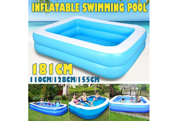 110cm 128cm 155cm 181cm Pvc Inflatable Bath Tub Inflatable Swimming Pool Swimming Pool For Family Portable Baby Swimming Pool Kids Pool Bathing Tub Wish