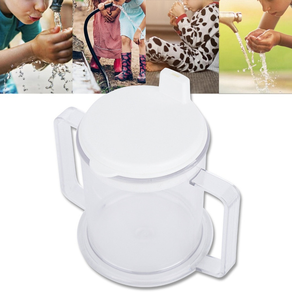 Spill Proof Cups For Adults Sippy Cups For Elderly Cup With Handle