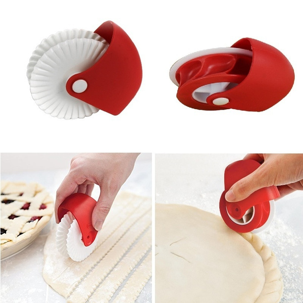Pastry Wheel Cutter Noodle Maker Lattice Roller Docker Dough Cutter Tool  Kitchen Helper DIY Dough Pizza Cutting Tools