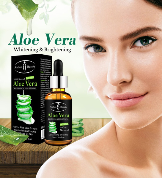 Aloe Vera Face Serum Hydrating Whitening Moisturizing Essence