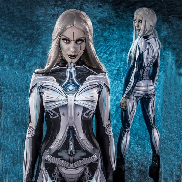 Cyborg Robot Futuristic Science Fiction Female Halloween Costume Std