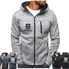 autumnwinter, Fashion, Fleece Hoodie, zipperhoodedsweatshirt
