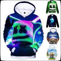 Children Marshmallow Dj Casual Hoodie Loose Hooded Sweatshirt Printing Dj Music Hoodies Sweater Kids Sweatshirt Wish - for dj roblox