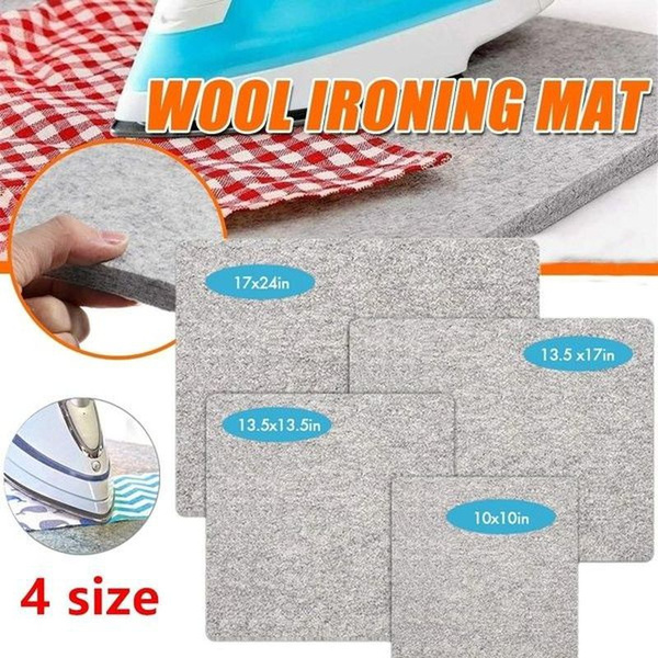 Newest Wool Pressing Mat Ironing Pad High Temperature Ironing Board Felt  Press Mat High Temperature Resistant Ironing Mat for Home