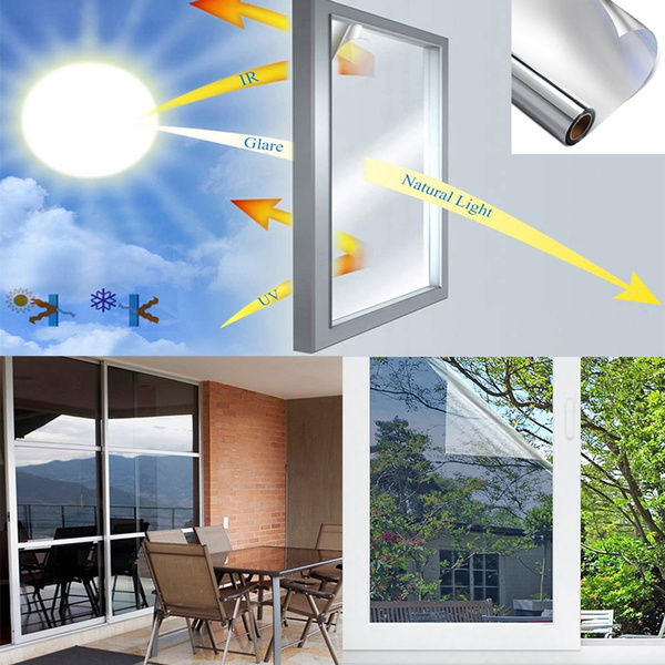 Application Daytime Privacy Window Glass Sticker Frosted Glass Film Window Film