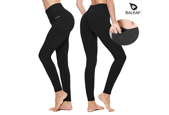 BALEAF Womens 28 Buttery Soft Yoga Leggings High Waisted Flap Pockets Tummy Control Athletic Workout Pants