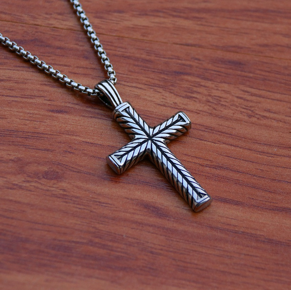 Gothic Jewelry Crucifix Male Gift 