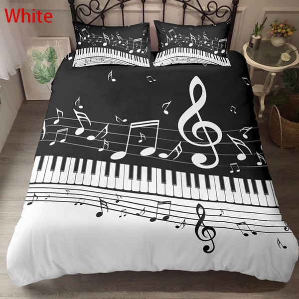 Au Single Twin Full Queen King Size, Black And White Bed Sets King