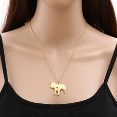 Stainless Steel, dogpendantnecklace, dogpendantgold, dogpendantnecklaceformen