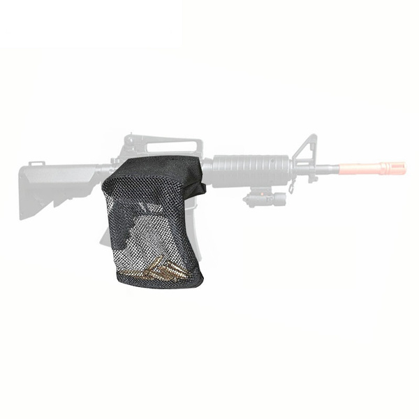 AR15 Rifle Ammo Brass Shell Catcher Mesh Trap Bullet Catcher Wrap Around  Zipper Bag Hunting Accessories