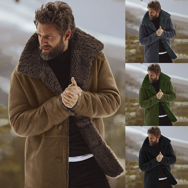 hooded wool padded coat