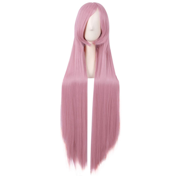 Pink wig hotsell 100 cm cosplay