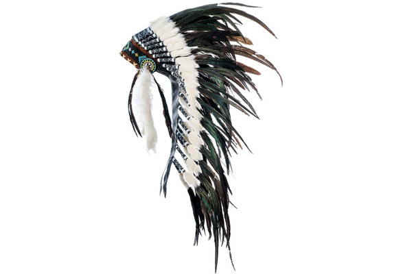 : Novum Crafts Feather Headdress, Native American Indian  Inspired