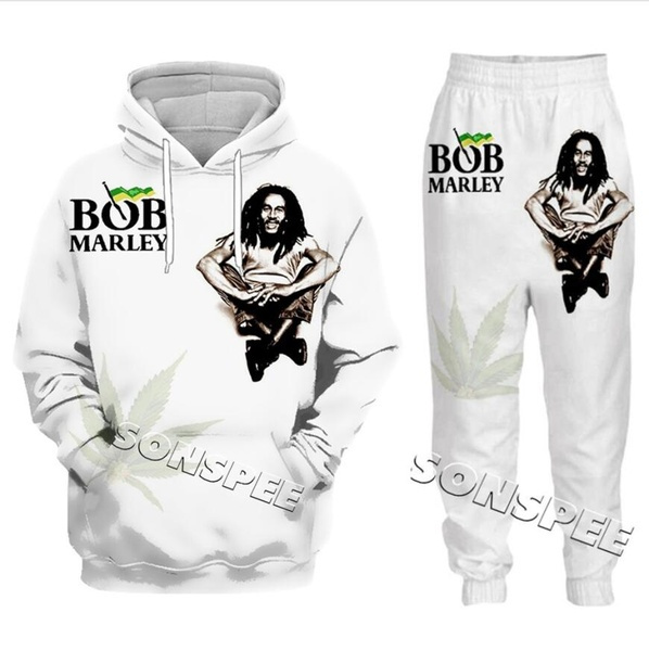 Bob Marley 3D Print Women Men Hoodies Sweatshirt/Pants Sport Suit