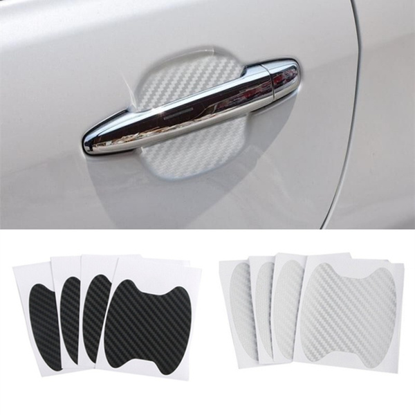 4* Auto Car Door Handle Invisible Protecting Films Sticker Scratch SUV Sticker