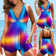 padded tankinis, Plus Size, Swimming suit, Tops