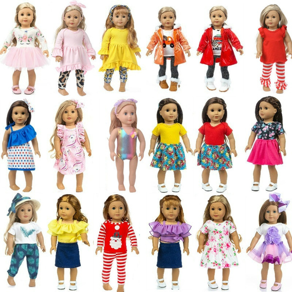 Kawaii 4 PCS/Lot Dolly Underwear Fashion 18 Inch Doll Clothes Miniature  Accessories 43cm Clothes For American Girl Dolls DIY Game