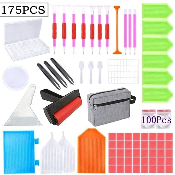 175 Pcs 5D Diamond Painting Tools and Accessories Kits with