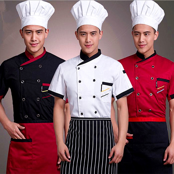 High Quality Summer Shortsleeved Chef Service Jackte Hotel Working