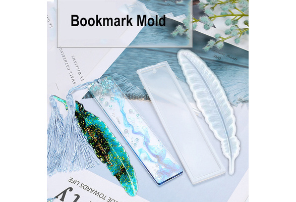 Feather Bookmark Silicone Resin Mold DIY Jewelry Pendant Making Casting Mould Feather Bookmark Silicone Resin Mold DIY Jewelry Pendant Making Casting Mould