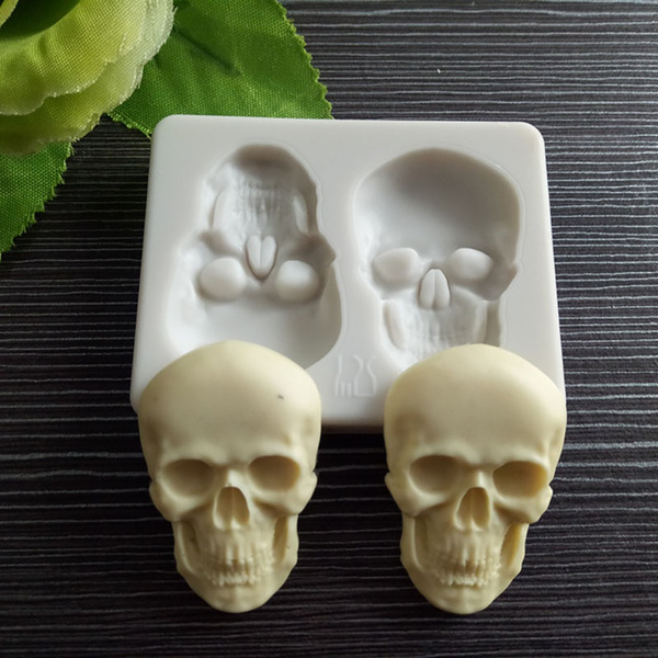 Large 3D Skull Silicone Chocolate or Baking Mold