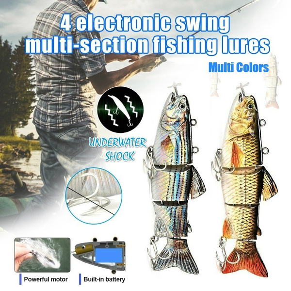 13CM Electric Lure Bait Robotic Swimming Lures Fishing Auto