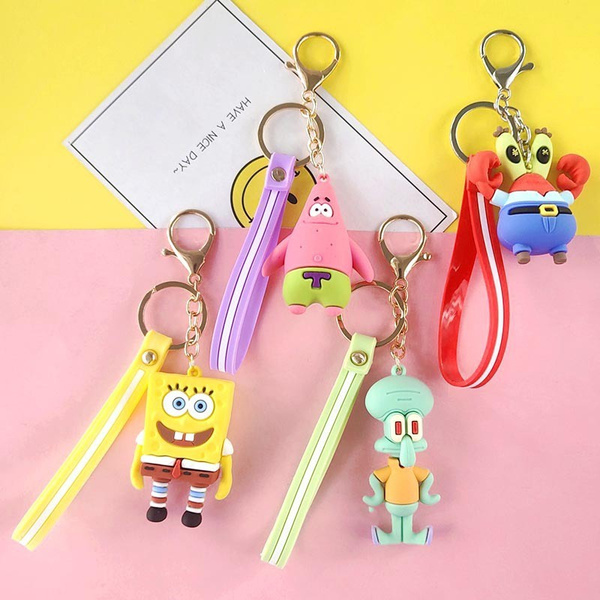 Spongebob keyring hot sale