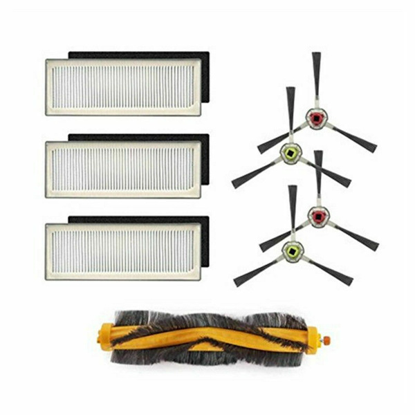 Filter For ECOVACS DEEBOT M80 Pro M81 M85 M88 R95 R96 R98 Side Brush+Main Brush Filter For ECOVACS DEEBOT M80 Pro M81 M85 M88 R95 R96 R98 Side Brush+Main Brush