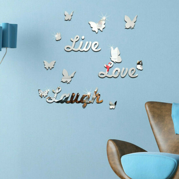 Live Love Laugh Home Furniture Mirror, Live Love Laugh Mirrors Wall Art